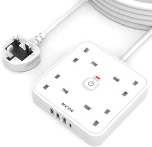 Mscien 5M 4 Gang Extension Lead wit...