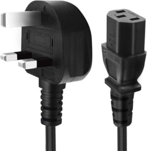 UK 3 Prong 5FT Kettle Lead IEC C13 ...