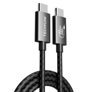 TechFlow USB 4 C to C Cable, Thunde...