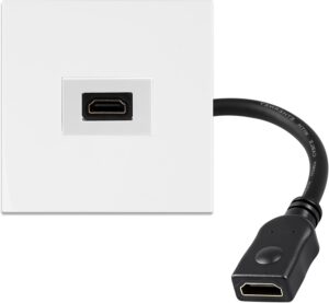 HDMI Wall Plate Panel Faceplate, Si...