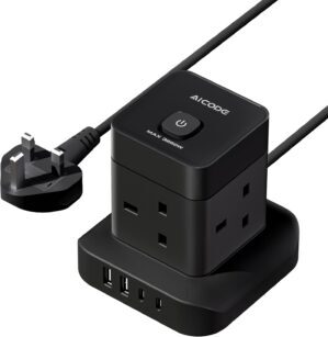 AICODE Cube Extension Lead with USB...