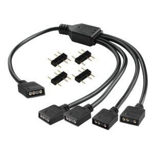 ARGB Splitter Cable 1 to 4 Fan Spli...