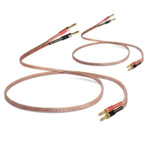 13 AWG Speaker Wire with Banana Plu...