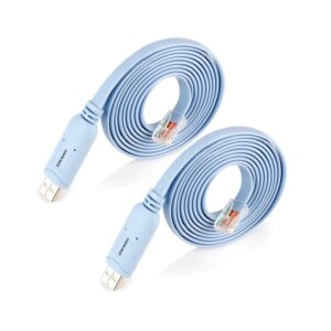 USB to RJ45 Console Cable 2pack, Es...