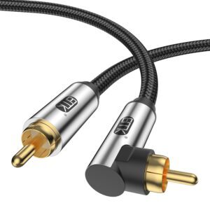 EMK 90 Degree Subwoofer Cable 1Metr...
