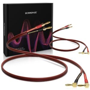2 Pack 14 AWG Speaker Wire with Ban...