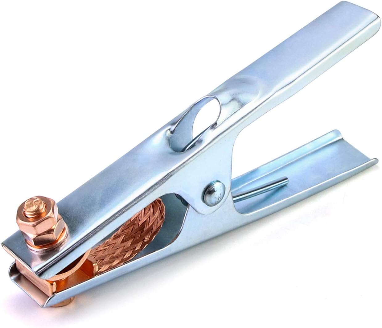 QWORK® Earth Clamp, Welding Ground Clamps, 300AMP ARC Welder TIG and MIG Ground Cable Grip Earth Clamp, for Welding Machine