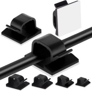 Adhesive Cable Management Clips, 60...