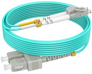 10ft(3m) OM4 SC LC Fiber Patch Cabl...
