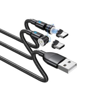 Magnetic USB C Charging Cable, 2 Pa...