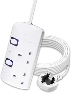 Extension Lead with Individual Swit...