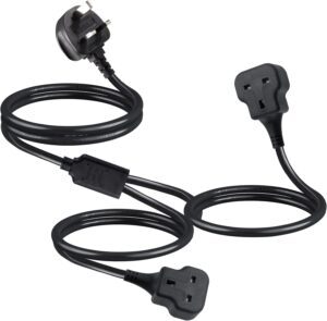 2 Way Gang Extension Lead 1M, KC CA...