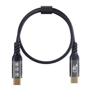 Short USB C Thunderbolt 4 Cable 1.6...