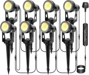 ECOWHO Garden Lights Mains, 27m 8-i...