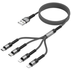RAVIAD Multi Charger Cable, 4 in 1 ...