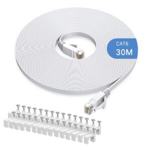 30m Cat6 Ethernet Cable, Long Inter...