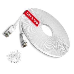 TBMax 10m Ethernet Cable Flat Cat6 ...