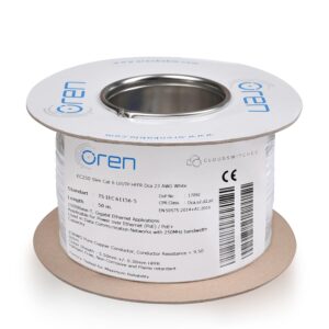 Oren CAT6 50m Ethernet Cable White ...