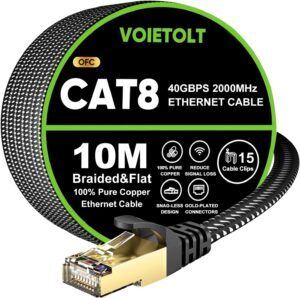 Cat 8 Ethernet Cable 10M, High-Spee...