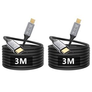 CAKOBLE 2Pack 3m usb c cable,[10Gbp...