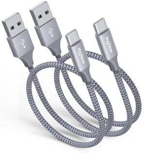 Short USB C Charger Cable 0.5m 2Pac...