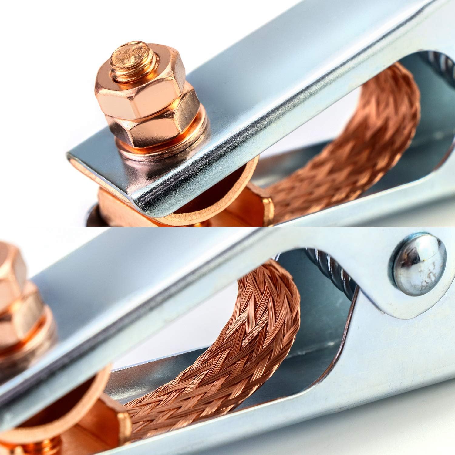 QWORK® Earth Clamp, Welding Ground Clamps, 300AMP ARC Welder TIG and MIG Ground Cable Grip Earth Clamp, for Welding Machine - Image 5