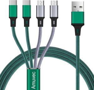 Amuvec Multi Charging Cable, [3A 1....
