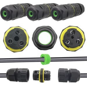 CTRICALVER 3 Pcs IP68 Waterproof Ju...