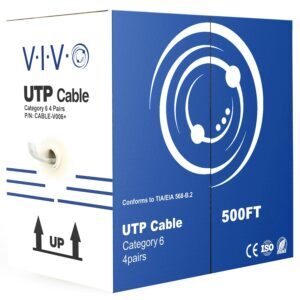 VIVO Gray 152m Bulk Cat6, CCA Ether...
