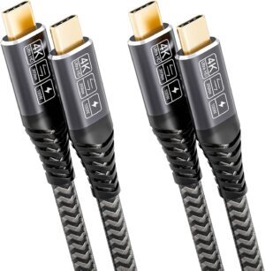 CAKOBLE usb c data cable 2m,2-Pack[...