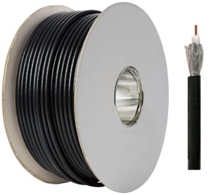 RG6 BLACK Coaxial Digital Satellite...