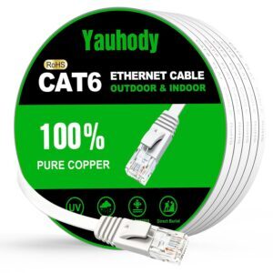 Yauhody CAT 6 Ethernet Cable 10m, P...
