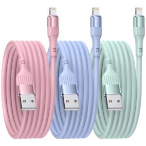 iPhone Charger，3PACK 6FT/1.8M MFi...