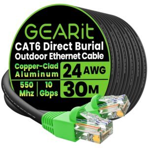 GEARit Cat6 Outdoor Ethernet Cable ...