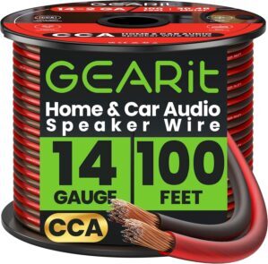 GearIT Speaker Wire Audio Cable CCA...