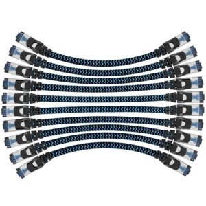 Ethernet Cable 0.25M 10 Pack, Cat 8...
