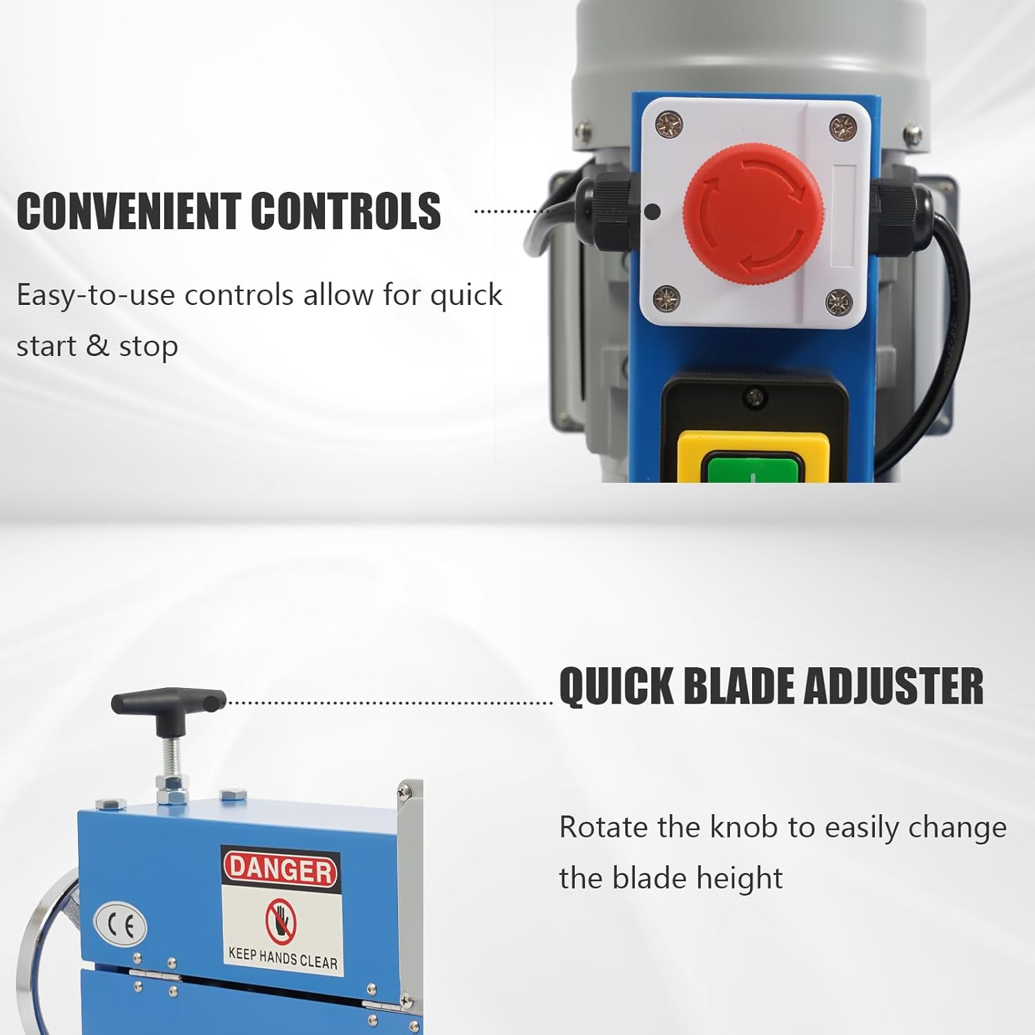 Automatic Wire Stripper Electrical Cable Stripper Machine 370W Cable Stripper Machine 1.5mm ~ 38mm Electric Wire Stripper, 11 Channel Copper Cable Machine for Leftover Cable Recycling - Image 8