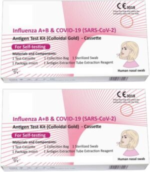 2 Pack Influenza A+B & COVID-1...