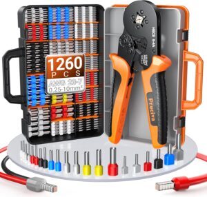 Crimping Tool with 1260pcs Crimp Co...