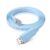 1.8M/5.9FT USB Console Cable to RJ45, Console Cable Compatible Cisco, 6 Ft RS232 Replacement Rollover Compatible with Juniper Windows 10/8/Vista Mac Linux, Ideal for Network Setup (Blue)