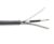 18AWG 1Pr Foil Shielded Cable Equal to Belden 8760 Str TC, PE Ins, Indiv., PVC JKT, CM for Audio, Control, Instrumentation, Low Voltage Analog Signals & Digital Control, Computer Grey 50FT