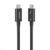 Anker Thunderbolt 4 Cable, 8K/4K Display, 240W Charging, 40Gbps Transfer, USB C to C Cable Compatible with USB4, Thunderbolt 4/3, For MacBook, iPhone 17/16, and More (2.3 FT Thunderbolt 4-Certified)