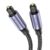 MOSWAG 2M/6.6FT Digital Optical Toslink SPDIF Cable, Gold-Plated Nylon Braided Lossless Hi-Fi Fiber Optic Audio Cord for TV, Soundbar, PS4/PS3, Xbox One, Home Theater, Blu-ray Player