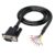 5Ft 1.5m 26AWG DB9 Male RS232 9 Pin Serial Extension Cable, RS232 D-SUB DB9 Serial to 9 Bare Wire Breakout Board Connector