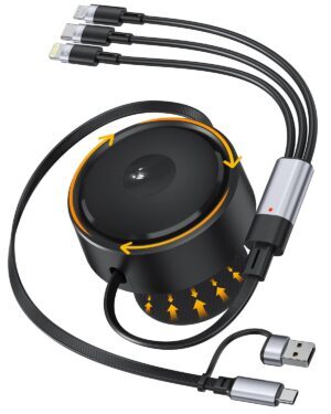 100w Retractable Multi Cable