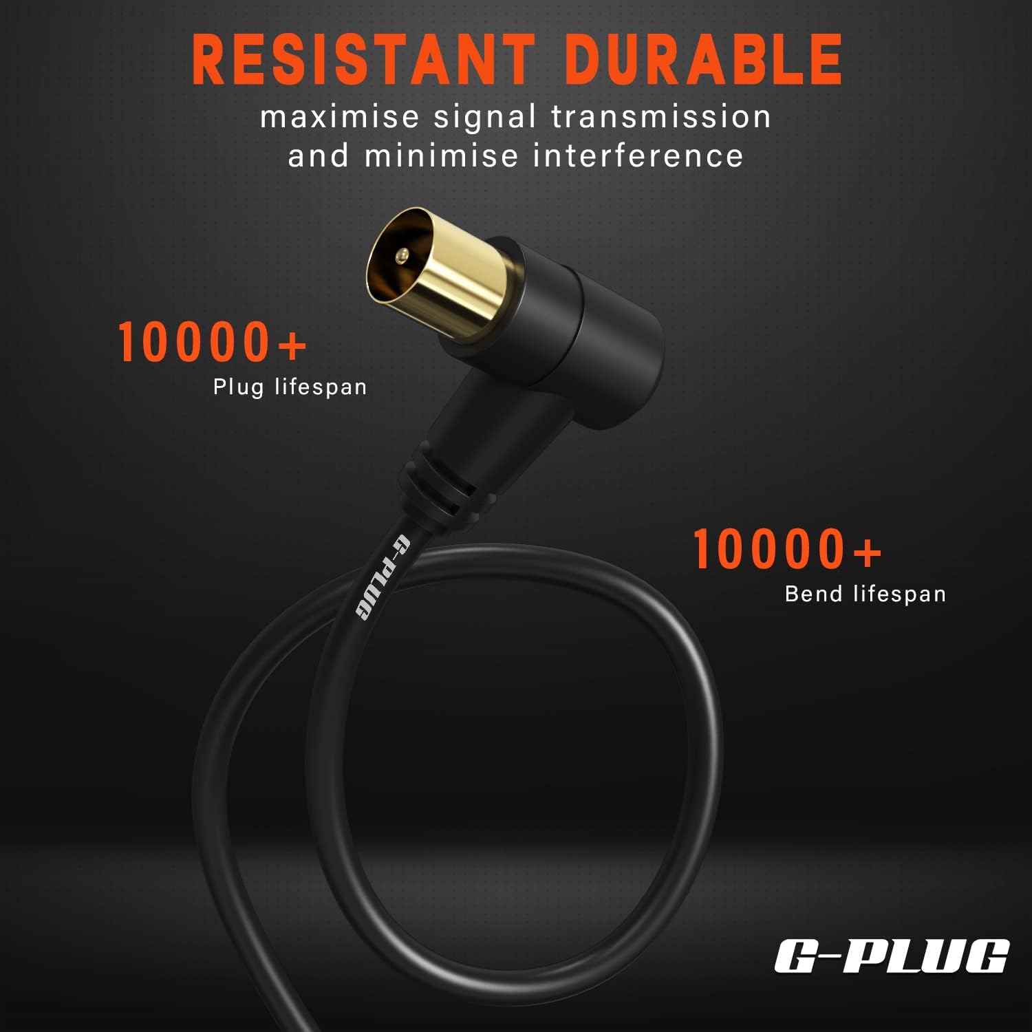 1m TV Aerial Cable