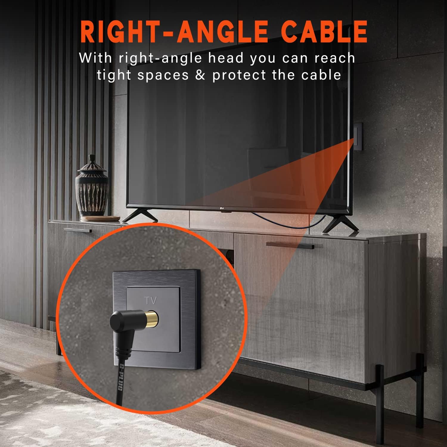 1m TV Aerial Cable
