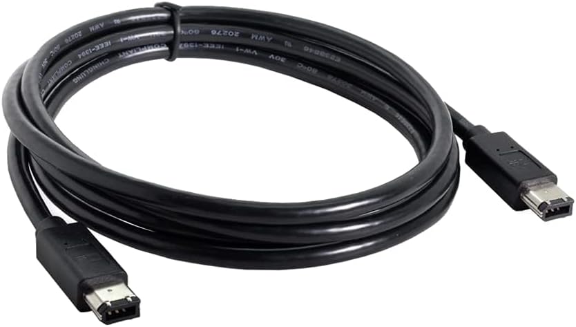 NFHK 6 Pin to 6Pin FireWire 400 to FireWire 400 6-6 ilink Cable IEEE 1394 1.8m Black FW-016 - Image 6