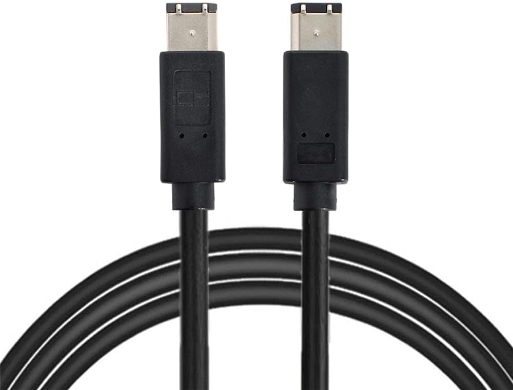 NFHK 6 Pin to 6Pin FireWire 400 to FireWire 400 6-6 ilink Cable IEEE 1394 1.8m Black FW-016 - Image 7