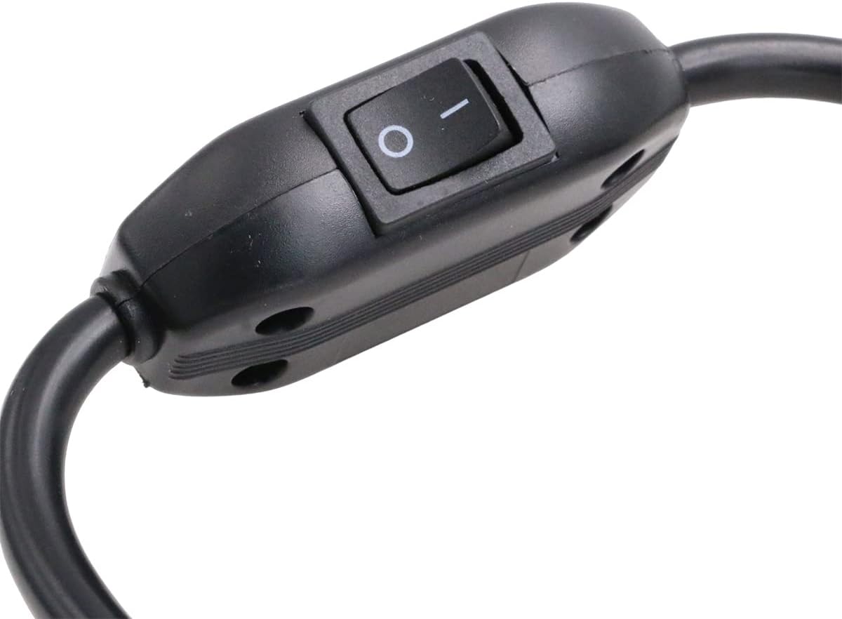 Eonvic PDU UPS Power Cord Cable, IEC 320 C14 to C13 with On/Off Switch 30cm - Image 8